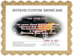 © Hotrod/Custom Showcase